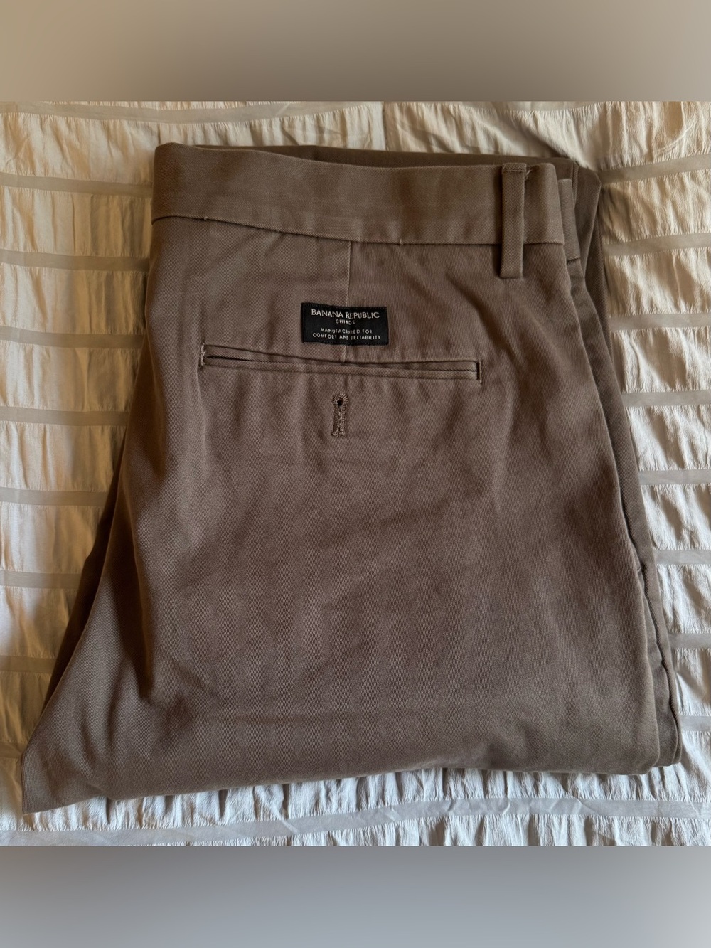 Banana Republic Men's Taupe/Brown Chino Pants